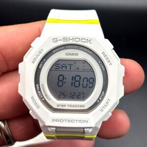 Casio G-Shock GMDB300SC-7 Women’s White G-Squad Step Tracker Watch NIBWT